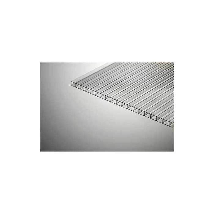 Сотовый поликарбонат 10 мм ПОЛИГАЛЬ ПРАКТИЧНЫЙ прозрачный 2100х12000 мм