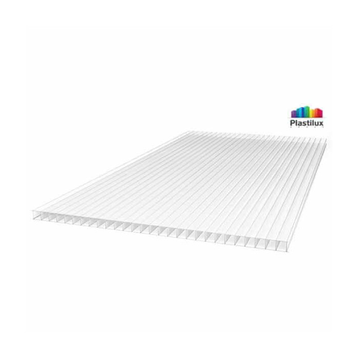 Сотовый поликарбонат 16 мм GOODPLAST прозрачный 2100х12000 мм