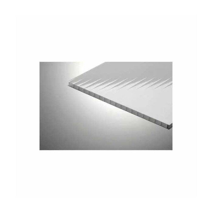 Сотовый поликарбонат 8 мм ПОЛИГАЛЬ ПРАКТИЧНЫЙ молочный 2100х12000 мм